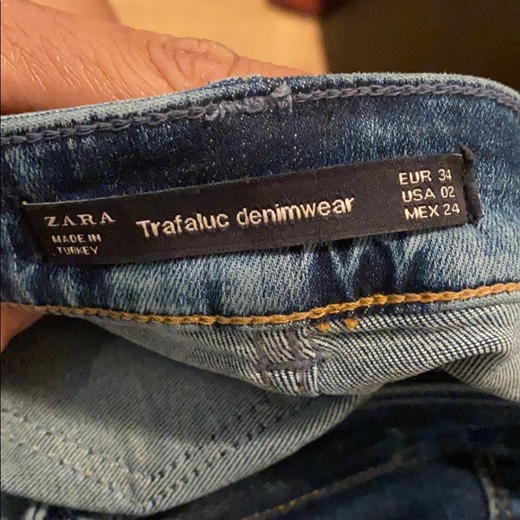 Zara Petite Blue Jeans - Picture 6 of 6